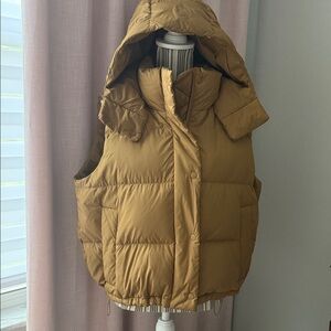 lululemon athletica Brown Puffer Vest